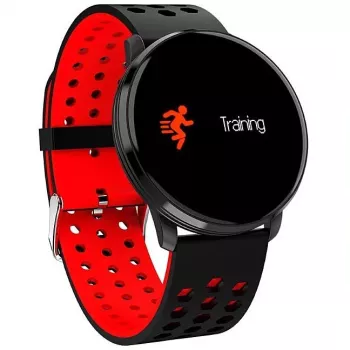 iWear M9 Round Smart & Fit Watch su 1.3 inch IPS jutikliniu ekranu, širdies ritmo ir kraujospūdžio matavimu, juoda