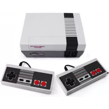 „GameBox R6“ 8 bitų retro TV AV RCA analoginė žaidimų konsolė su dviem valdikliais ir 620 įtaisytų žaidimų