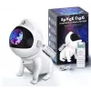 Elight G6 Space Dog Nebula Effect Wall & Ceiling Projector su garsiakalbiu, Bluetooth programėle, nuotolinio valdymo pulteliu, baltas