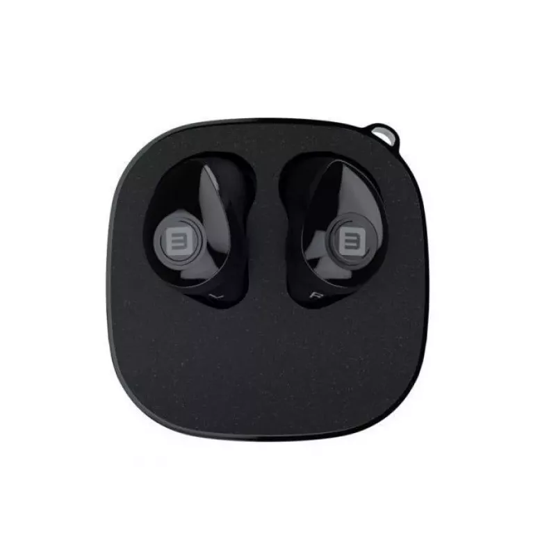 EVELATUS EBE01BK Belaidės ausinės True Wireless Stereo, Bluetooth 5.0, su įkrovimo dėklu, IPX4, juodos