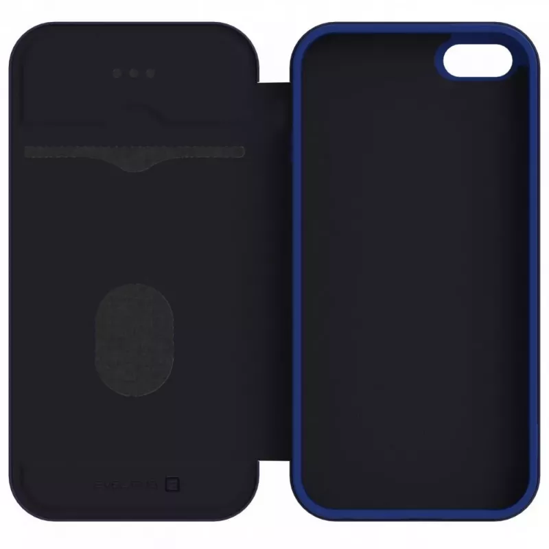 Evelatus Apple iPhone 5/5s/SE Book Case tamsiai mėlyna