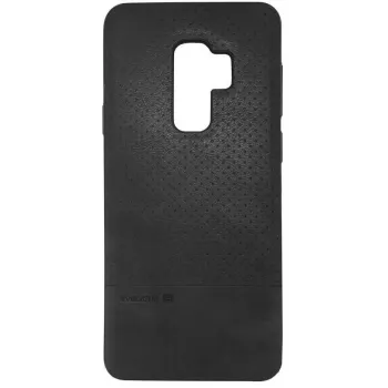 Evelatus Samsung Galaxy S9 Plus TPU dėklas su metaline plokštele magnetiniam laikikliui automobilyje, juodas
