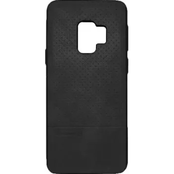 Evelatus Samsung Galaxy S9 TPU dėklas su metaline plokštele magnetiniam laikikliui, juodas