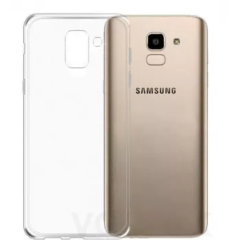 Evelatus Samsung Galaxy J6 Plus skaidrus silikoninis dėklas 1,5mm TPU permatomas