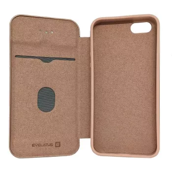Evelatus knyginis dėklas, skirtas Xiaomi Redmi 6 Pro / Mi A2 Lite, rožinis auksas