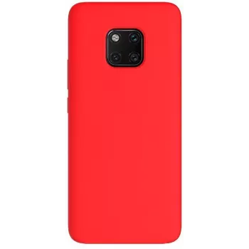 EVELATUS Premium Soft Touch Silicone Case, skirta Huawei Mate 20 Pro – raudona