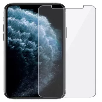 Evelatus Apple iPhone 11 Pro Max 6,5 inch 0,33mm Flat Clear Tempered Glass Screen Protector with Japan Glue, Anti-Static, 1-Pack
