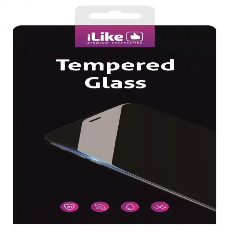 iLike Screen Protector for LG Q7 - Tempered Glass 9H Clear
