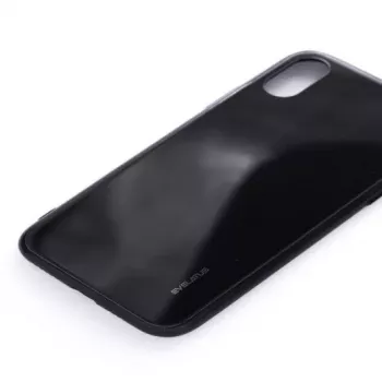 Evelatus Apple iPhone X/XS Water Ripple Full Color Electroplating Tempered Glass Screen Protector Black