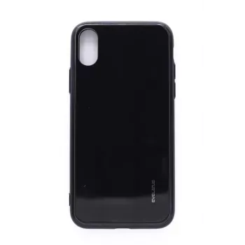 Evelatus Apple iPhone X/XS Water Ripple Full Color Electroplating Tempered Glass Screen Protector Black