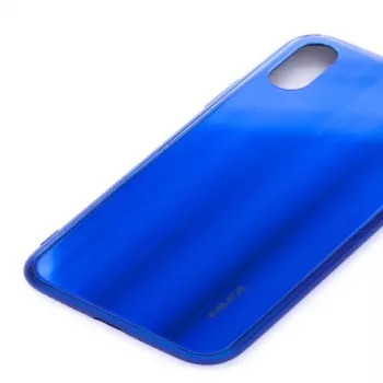 Evelatus Apple iPhone X/XS Water Ripple Full Color Electroplating Tempered Glass Screen Protector Blue