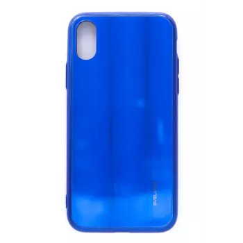 Evelatus Apple iPhone X/XS Water Ripple Full Color Electroplating Tempered Glass Screen Protector Blue