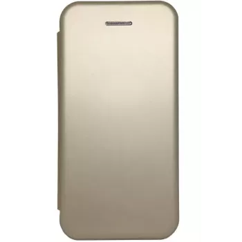 Evelatus Book Case, skirtas Xiaomi Redmi 8A – Flip dėklas su kortelių kišenėmis ir stovo funkcija, auksinis