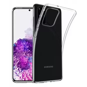 Evelatus Samsung Galaxy S20 Plus Clear Silicone Case 1,5mm TPU Skaidrus