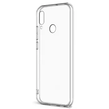EVELATUS skaidrus silikoninis dėklas, skirtas Huawei P Smart 2019, 1,5 mm TPU permatomas