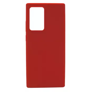 Evelatus Premium Soft Touch Silicone Case, skirta Samsung Galaxy Note 20 Ultra - Raudona