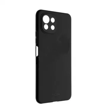 Evelatus Nano Silicone Case Soft Touch TPU, skirta Xiaomi Mi 11 Lite / 11 Lite 5G / 11 Lite 5G NE - juoda