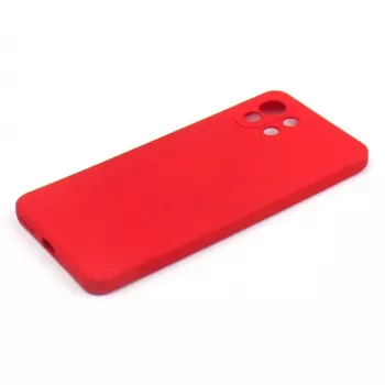 Evelatus Nano Silicone Case Soft Touch TPU, skirtas Xiaomi Mi 11 Lite / 11 Lite 5G / 11 Lite 5G NE - Raudona