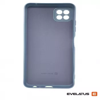 Evelatus Premium Soft Touch Silicone Case, Samsung Galaxy A22 5G, pilka