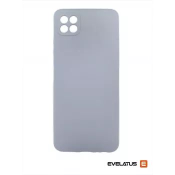 Evelatus Premium Soft Touch Silicone Case, Samsung Galaxy A22 5G, pilka