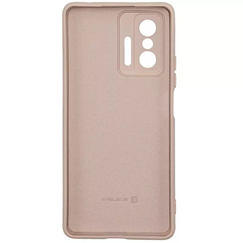 Evelatus Nano Silicone Case Soft Touch TPU, skirta Xiaomi 11T / 11T Pro - Smėlio spalvos