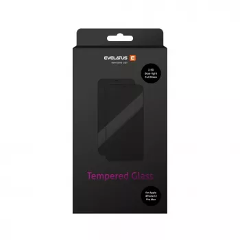 EVELATUS Anti-Blue 2.5D Full Cover Japan Glue Glass Screen Protector, skirta Apple iPhone 12 Pro Max