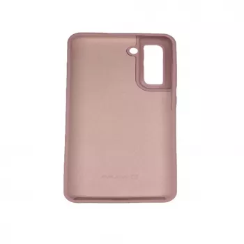 Evelatus Samsung Galaxy S21 FE Premium Soft Touch Silicone Case Pink Sand