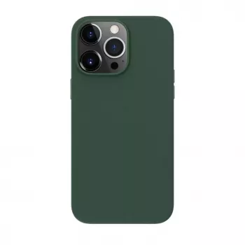Evelatus Apple iPhone 14 Pro Max Genuine Leather Case with MagSafe Tamsiai žalia