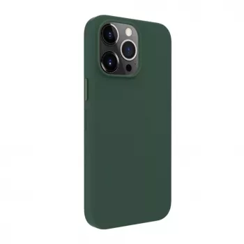 Evelatus Apple iPhone 14 Pro Max Genuine Leather Case with MagSafe Tamsiai žalia