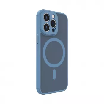 Evelatus Apple iPhone 13 Pro Hybrid Case su MagSafe ir fotoaparato apsauga PC+TPU šviesiai mėlyna