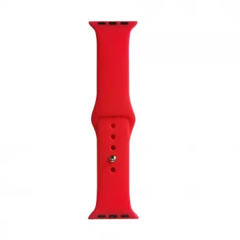 Evelatus Silicone Loop Watch Strap, skirta Apple Watch 42/44/45mm (S/M 110mm) Raudona