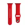 Evelatus Silicone Loop Watch Strap, skirta Apple Watch 42/44/45mm (S/M 110mm) Raudona