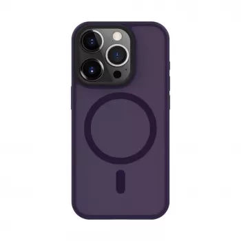 Evelatus Apple iPhone 15 Pro Hybrid Case su MagSafe PC+TPU giliai violetinė
