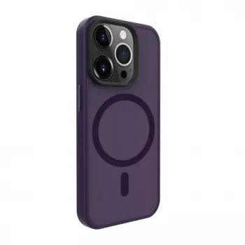 Evelatus Apple iPhone 15 Pro Hybrid Case su MagSafe PC+TPU giliai violetinė