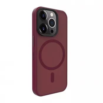 Evelatus Apple iPhone 15 Pro Hybrid Case su MagSafe PC+TPU Plum