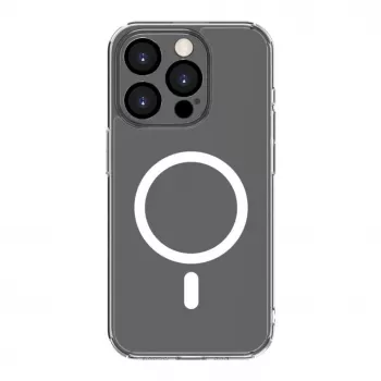 Evelatus Apple iPhone 15 Pro skaidrus dėklas su MagSafe ir fotoaparato apsauga