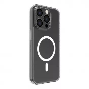 Evelatus Apple iPhone 15 Pro skaidrus dėklas su MagSafe ir fotoaparato apsauga