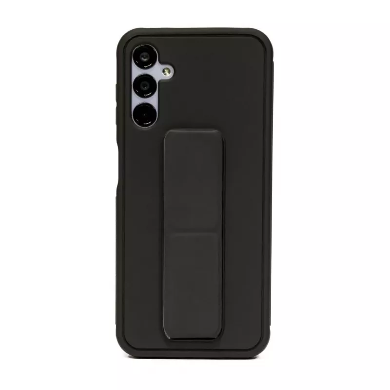 iLike Samsung Galaxy A14 5G Silicone Case with Stand Black