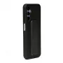 iLike Samsung Galaxy A14 5G Silicone Case with Stand Black
