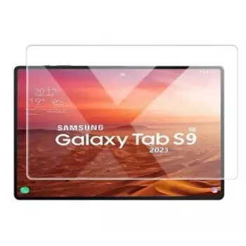 Evelatus Galaxy Tab S9 Plus 3x Strong 0,33mm Flat Clear Glass Anti-Static Screen Protector