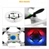 iLike Phantom Quadcopter Drone 360° (HC615) su nuotolinio valdymo pultu 2,4GHz, USB įkrovimu, 6 ašių giroskopu, 4 kanalais - balta