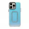 iLike Apple iPhone 14 Laser Shell Square Back Cover - Skaidrus su vaivorykštiniu raštu