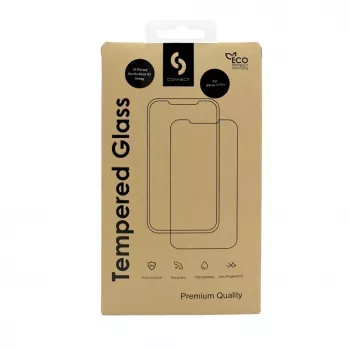 Connect Samsung Galaxy A14 / A14 5G privatumo 2,5D šilko pilnas dangtelis antistatinis stipresnis juodas