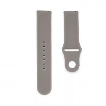 Connect 20mm Silicone Loop Watch Strap (S/M 110mm) Gray