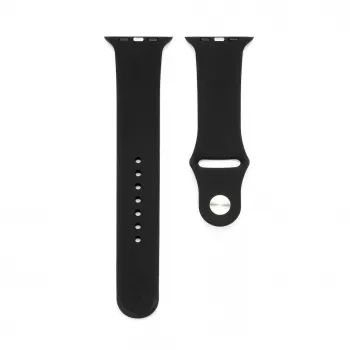 Connect Watch 42/44/45mm Silicone Loop Watch Strap (140mm M/L) Black