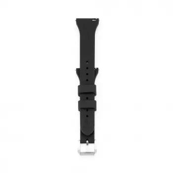 Connect 20mm T-buckle Silicone Loop Watch Strap (130mm M/L) Black