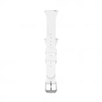 Connect 20mm T-Buckle Silicone Loop Watch Strap (130mm M/L) White