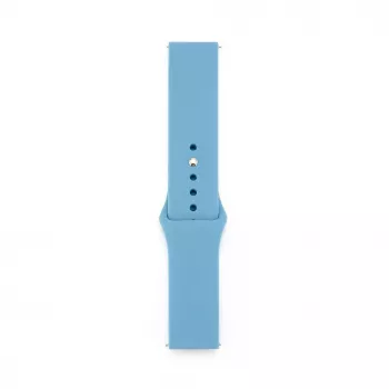 Connect 22mm Silicone Loop Watch Strap (S/M 110mm) Blue