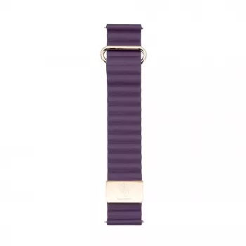 Connect 22mm Cortical Back Buckle Magnetic Suction Watch Strap (130mm M/L) Crimson Cherry