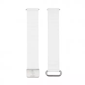 Connect 22mm Cortical Back Buckle Magnetic Suction Watch Strap (130mm M/L) White
